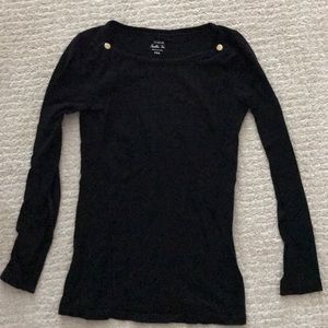 Black J Crew Painter Tee